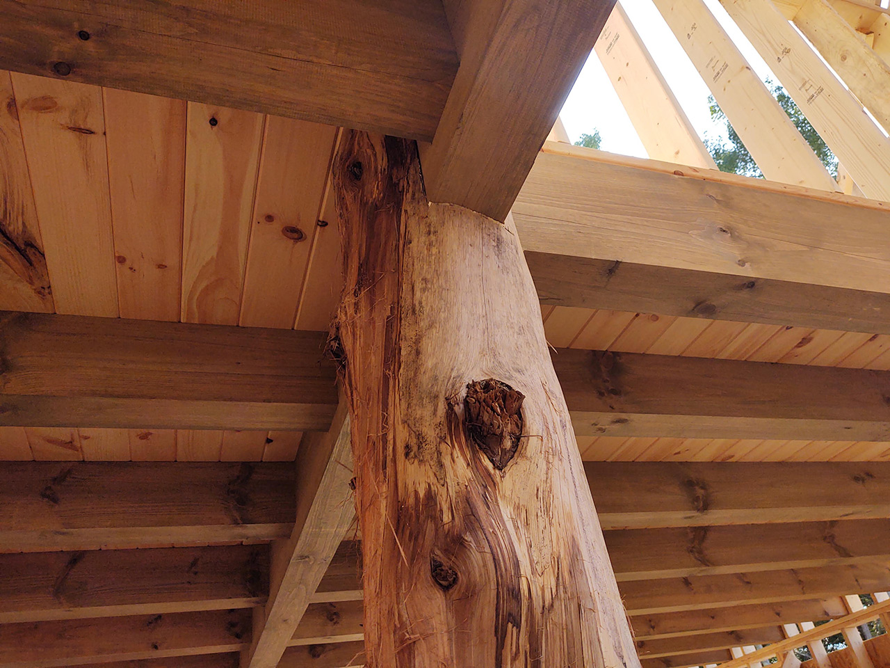 Post and beam detail