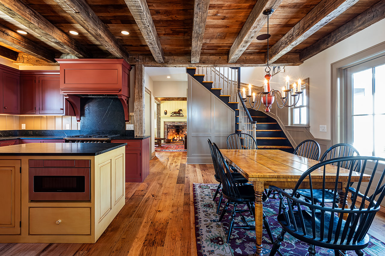 Kitchen and dining rooms